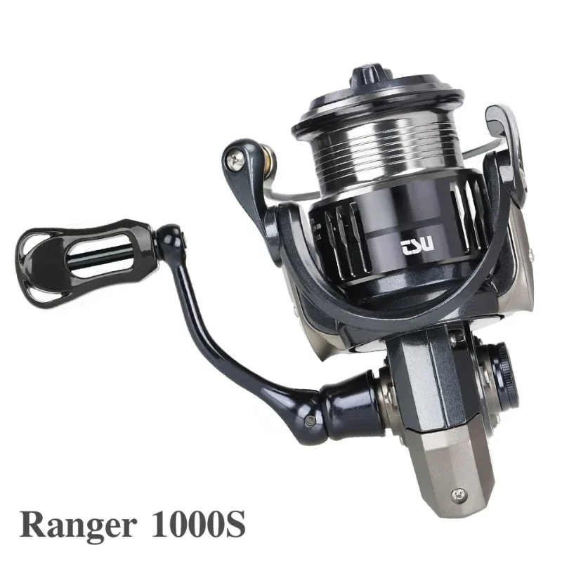 155g Bait Finesse Spinning Fishing Reel RANGER 800 1000S 4KG Drag Carbon Trout Ajing Saltwater Shallow Spool Reel