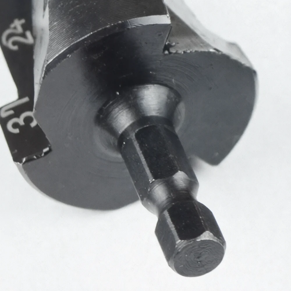 Three Blade Hex Shank PPR Pipe Opener Woodworking Hole Saw Step Drill Bit Professional Metal Cutting Tool Supply view 6