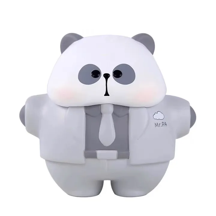 Grappige Panda Mr. Pa Actie Figuur Speelgoed Kamer Auto Versieren Geschenken Voor Kinderen Schattige 150% Pak Serie 12Cm Mr.Pa Panda Pop Speelgoed