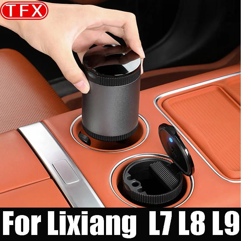 

Пепельница для Lixiang L7 L8 L9, Стайлинг автомобиля, защита от летающей золы, товары для интерьера