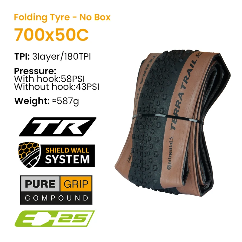 Continental Terra Trail 700x40C 45 50C Tubeless Ready Road Bicycle