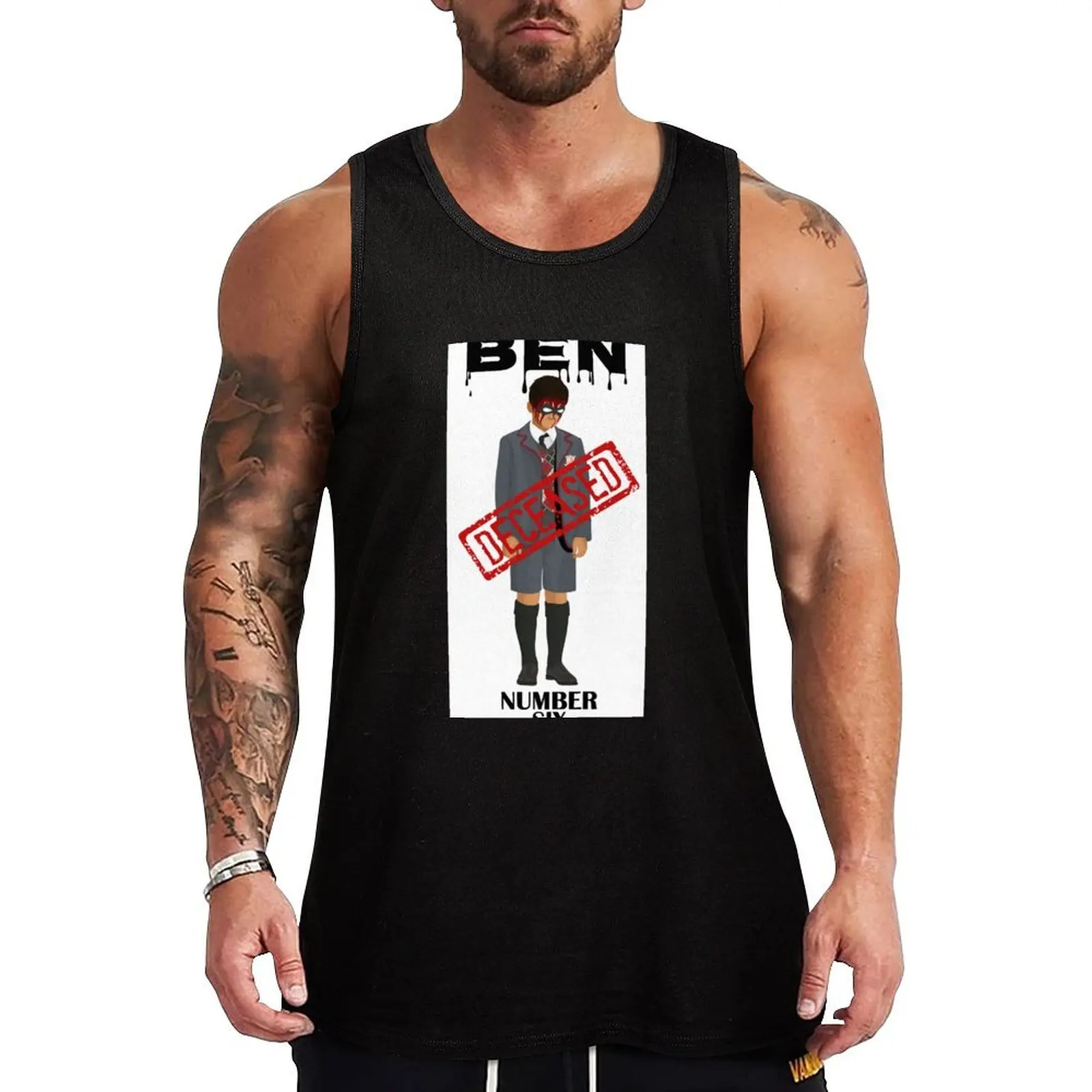 

Ben Hargreeves - The Umbrella Academy Tank Top Vest for boy Fitness men clothing