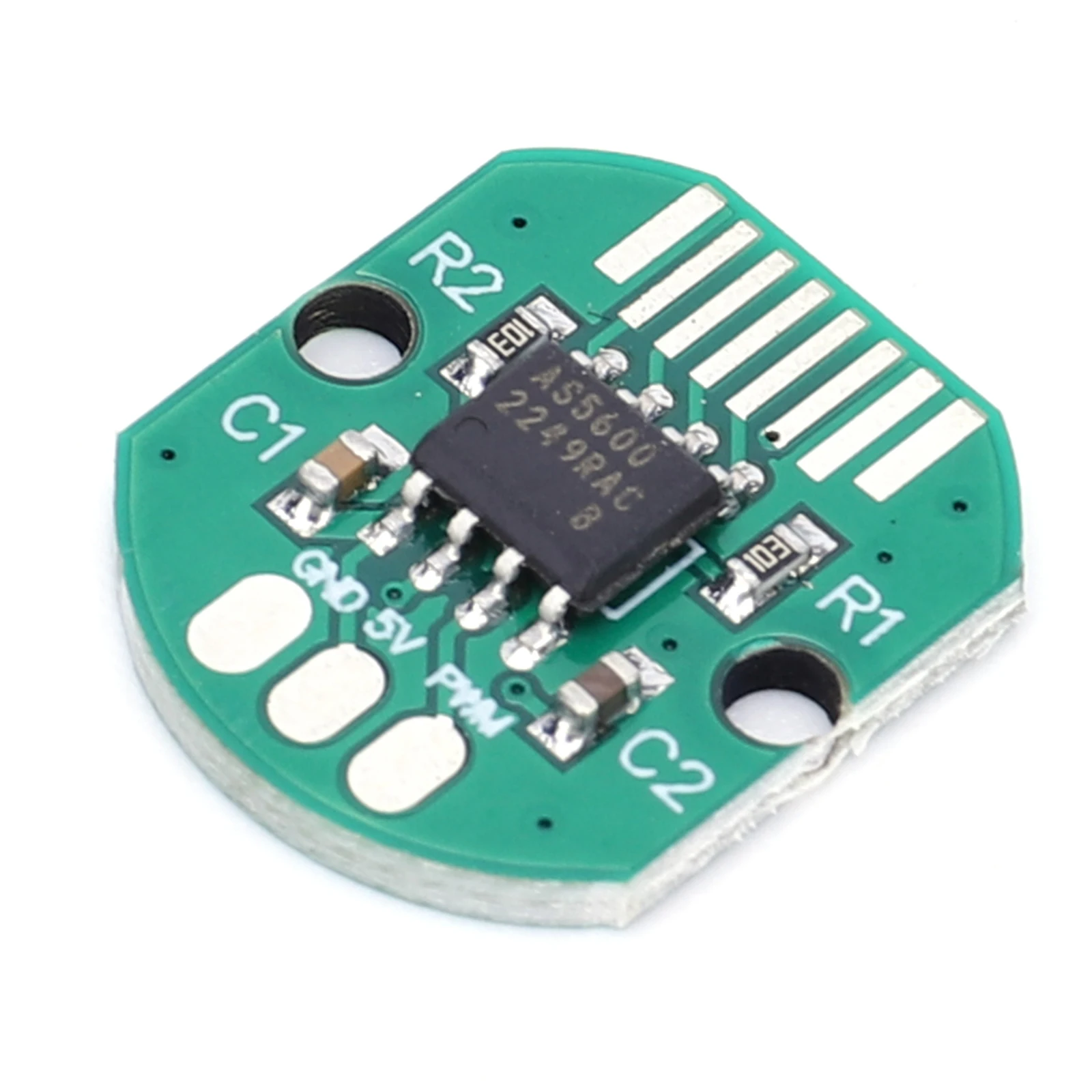 AS5600 Modulo sensore di misurazione dell'angolo a induzione magnetica con encoder di valore assoluto a filo a 3 pin per motore con giunto cardanico senza spazzole