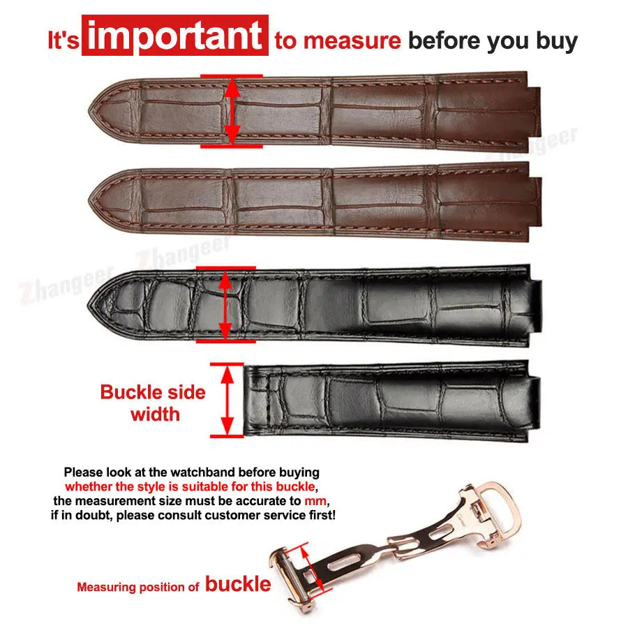 14 16 18 20mm Stainless Steel Folding Buckle for Leather Strap Buckle Women Men\'s Universal Belt Watch Clasp Accessories