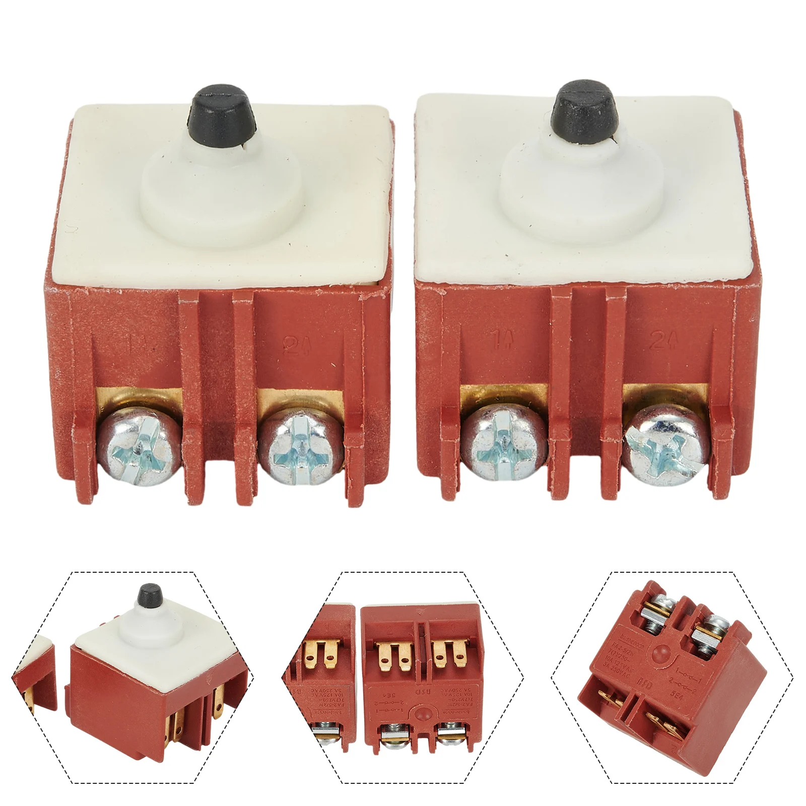 

Enhance the Speed Control of Your Power Tools with 2pcs Angle Grinder Switch, Suitable for Bosch GWS68100 TWS6600