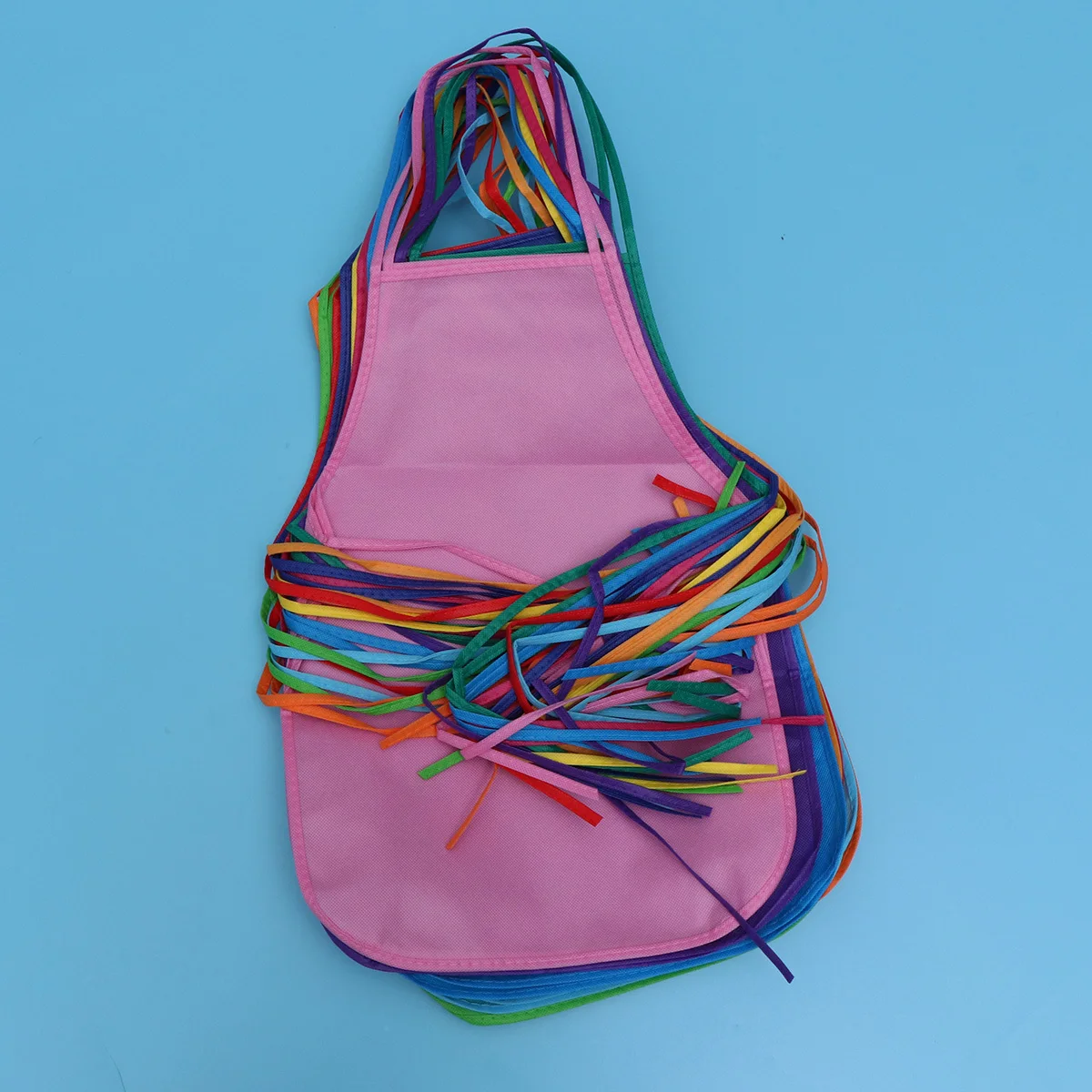 

24Pcs Art Aprons Comfortable Non-Woven Waterproof Smock for Drawing Handmade Cooking Outdoor Bbq Artist Apron