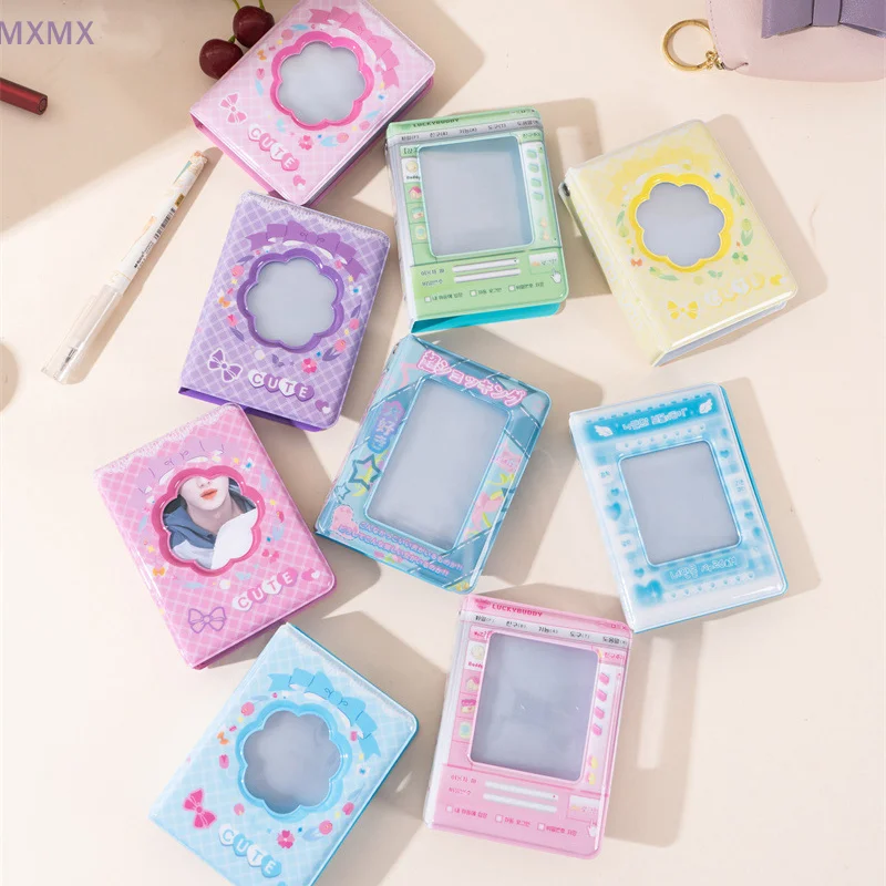 1Pcs 3 Inch Kpop Binder Postcard Photo Album Card Collect Organizer 40 Pockets Storage Collector Card Photocard Holder