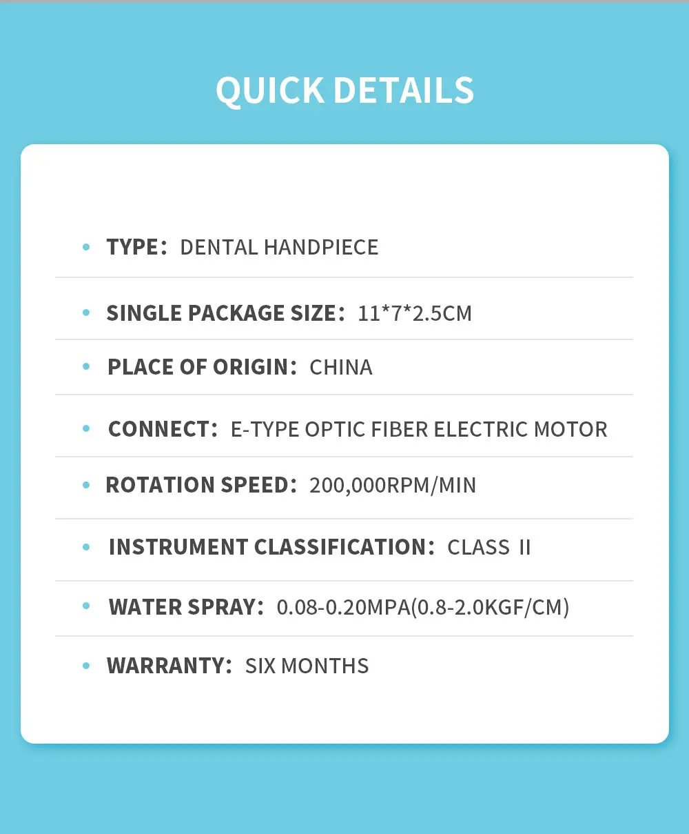 AZDENT Dental 1:5/1:1/20:1 LED Fiber Optic Low Speed Handstück Interne Spray Contra Winkel Push Button Handstück Zahnmedizin Werkzeug – Detail 10