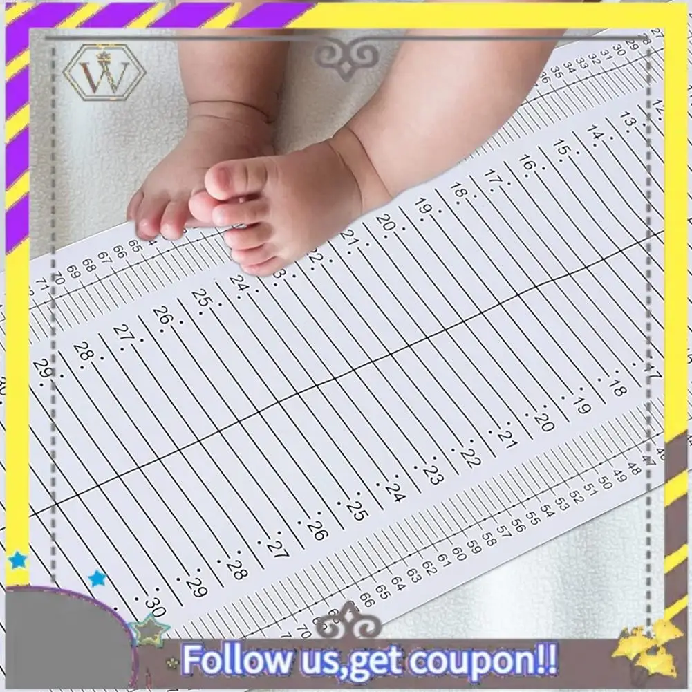 

New Infant Measuring Mat Plastic Baby Height Measurer Ruler Height Measure Tool Measuring Chart For Nursery Wall