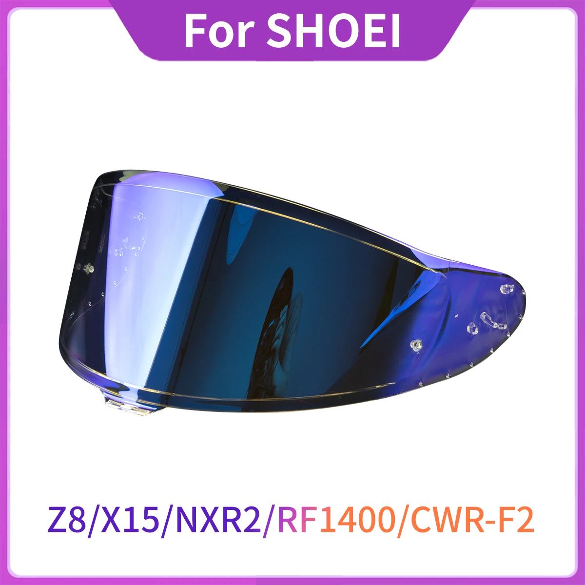 

Козырек для мотоциклетного шлема для SHOEI Z8-X15-NXR2, замена, защита от УФ-лучей, царапин, пылезащитный ветрозащитный щиток, аксессуары для мотоциклов