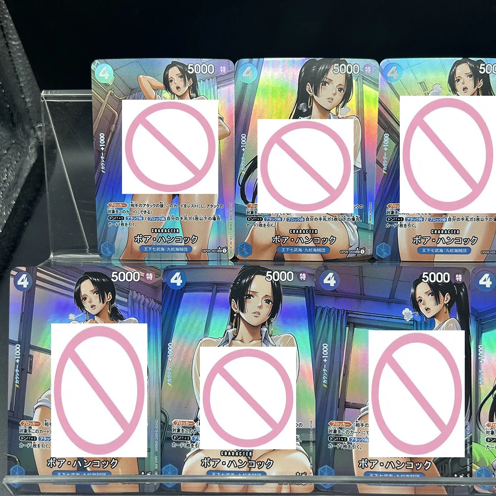 لتقوم بها بنفسك OPCG مثير بوا هانكوك لعبة تحصيل بطاقات النسخة اليابانية OP-09-009 Sr OP09-002 Sr فلاش جمع بطاقة لعبة الهدايا #2