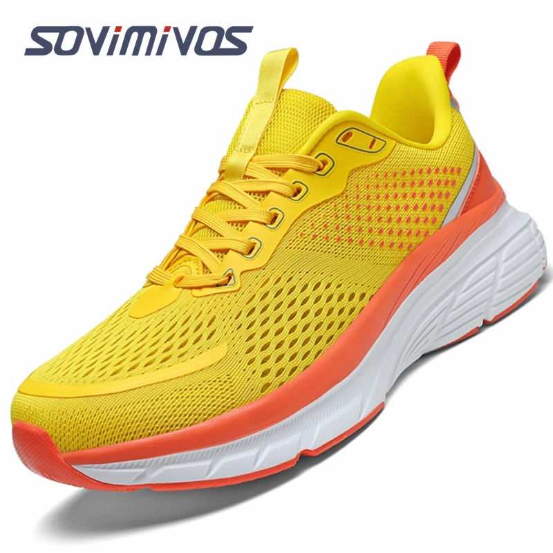 

SOVIMIVOS Men Hiking Barefoot Knitwear Upper Minimalist Wide Fit Toe Box Athletic Shoe Running Sneakers Footwear Boots Shoes Man