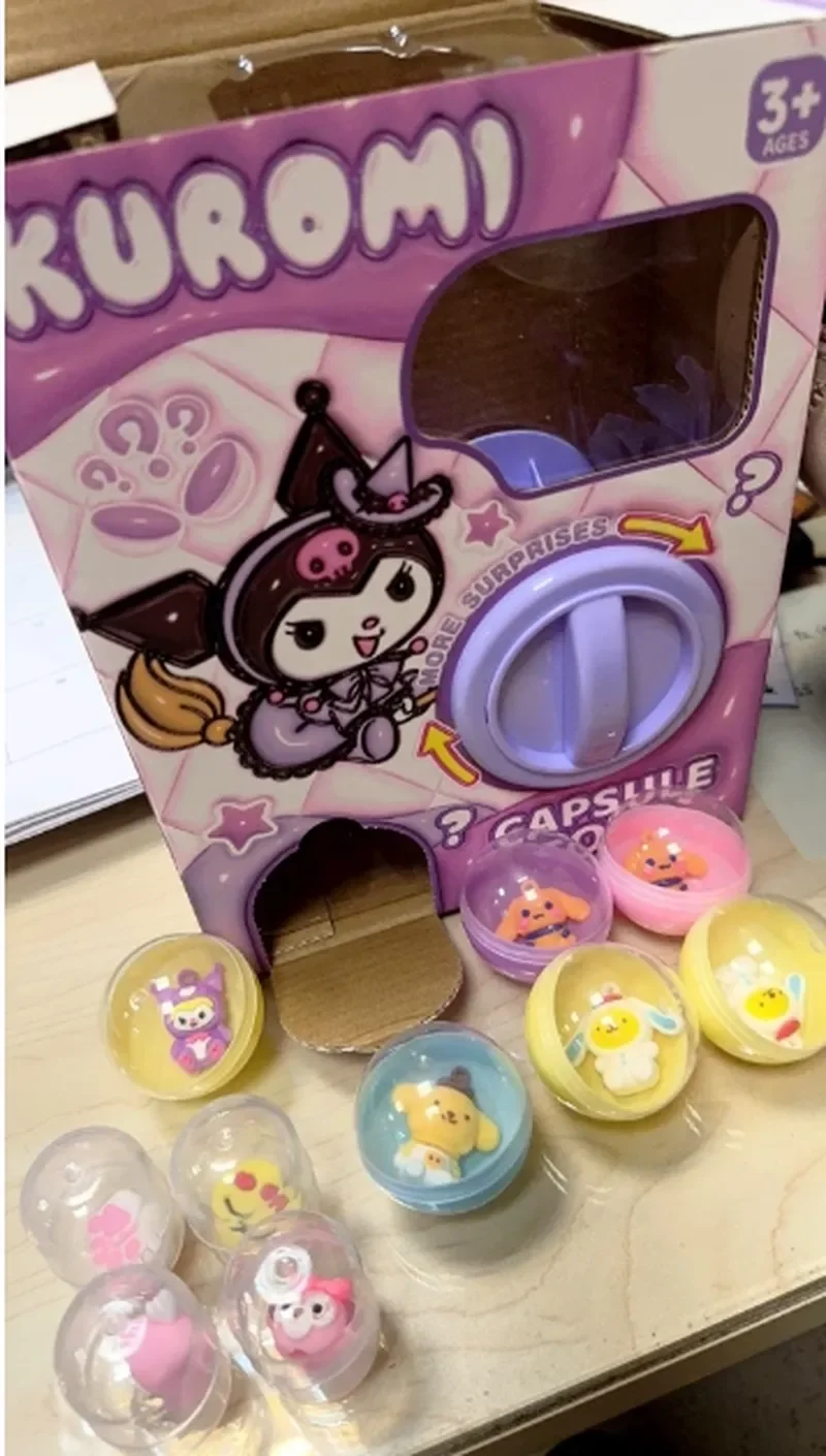 New Kuromi Twisting Egg Machine Children's Surprise Twisting Egg Blind Box Girl's Birthday Gift Doll Pendant Play Toy