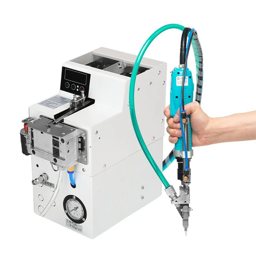 Automatic Screw Feeder Air Pneumatic Screwdriver Machine, Hand-held Auto Screw Feeding Device 110V/220V 50W