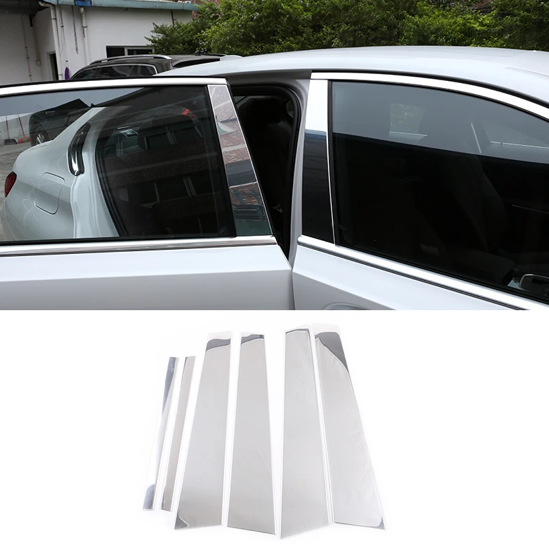 

6 Pcs Aluminum Alloy Window Molding Trim Car Accessories For BMW 3 Series G20 G28 2020
