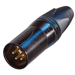 Neutrik NC4MXX-B XLR 4pin Cable Connector,Mic/Camera Audio Connector,4pin XLR Male Connector