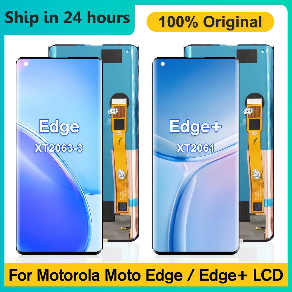 

For Motorola Moto Edge+ LCD XT2061-3 displayTouch Screen Digitizer For Moto Edge Display XT2063-3 For moto edge plus replacement