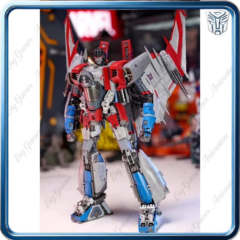 

【In-stock】Original Threezero DLX Transforming Toys Bumblebee Starscream Collectible Alloy Action Figure