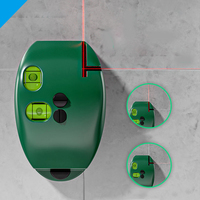 High Precision Strong Light 90 Degree Electronic Laser Straight Line Bubble Level Right Angle Infrared Level