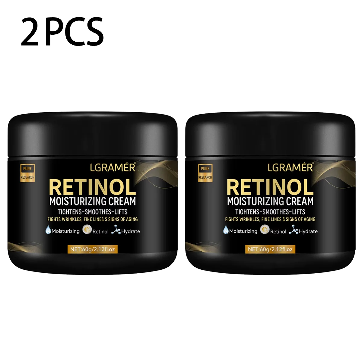 Männer Retinol Gesicht Feuchtigkeitscreme Feuchtigkeitsspendende Retinol Creme Anti-Falten Aging Feuchtigkeitsspendende Schrumpfen Poren Bleaching Glatte Retinol