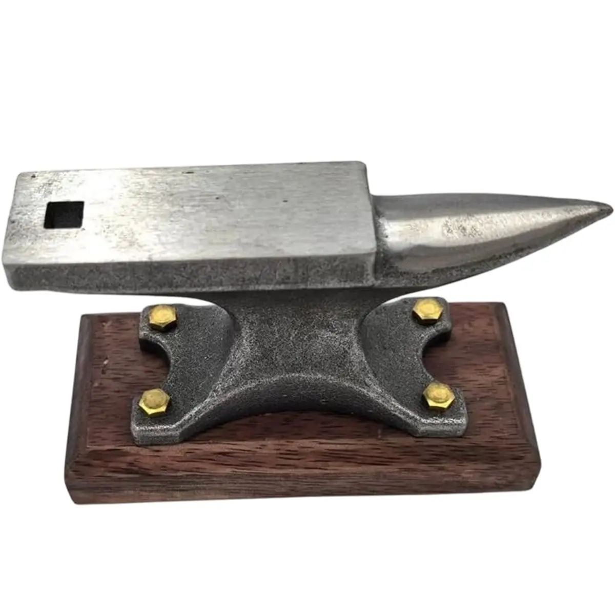 1.7Lbs Mini Horn Anvil, Anvils for Blacksmithing, Small Single Horn Shock-Absorbing Base, Anvil for Jewelry Making