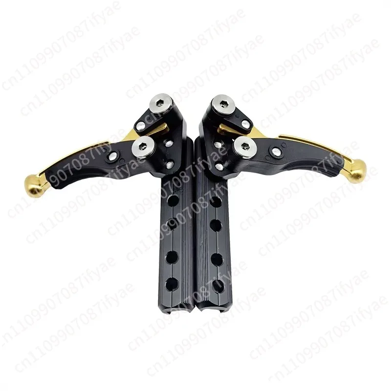 Universal sports wheelchair scissors brake aluminum alloy material multi-color view 4