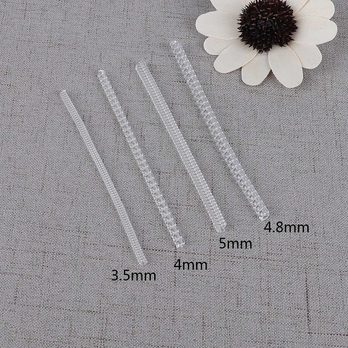 4-8pcs/lot Transparent Spiral Based Ring Tools Spring Coil Ring Size Adjuster Guard Tightener Reducer Resizing Tool For Jewelry