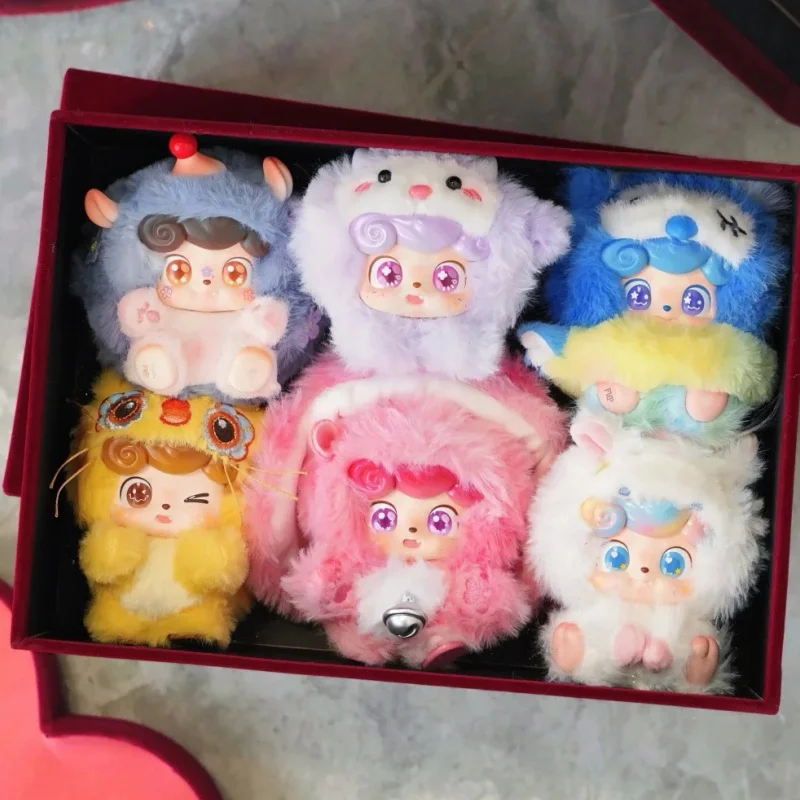 

Новый продукт Jotoys Q Baby, красочная серия, новогодняя слепая коробка, плюшевая подвеска, модная игровая периферия, подарок на день рождения для девочек, игрушки