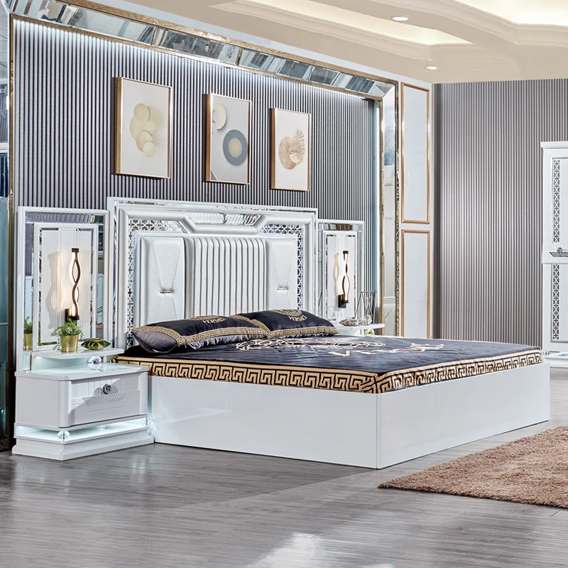 

&Dormitorio Moderno Chambre a Coucher Complet Lv Bedroom Furniture Set