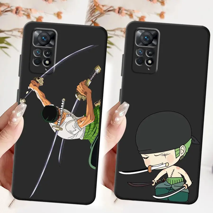 حافظة لهاتف Xiaomi Redmi Note 11 13 12 Pro Plus 11S 12S 9s 10 9 8 Pro 10S غطاء خلفي ناعم قطعة واحدة كرتونية تشيبي زورو
