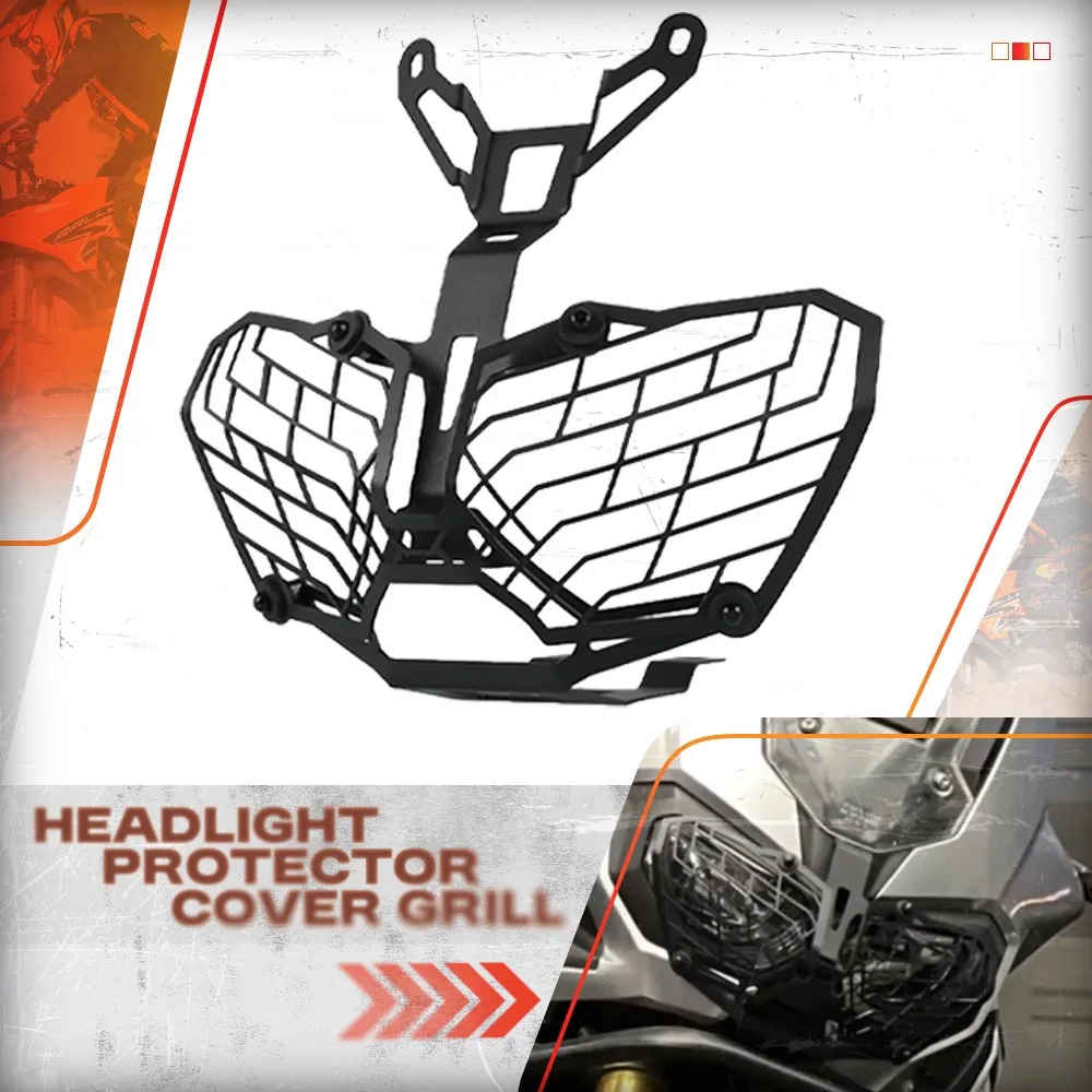 

2024 2023 For Honda CRF1000L Africa Twin CRF 1000 L Adventure Sports 2015-2022 Motorcycle Headlight Grille Guard Protector Cover