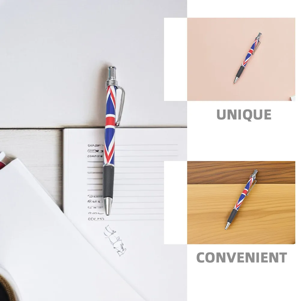 20Pcs Patriotic British Flag Ballpoint Pen Smooth Gliding Ink Comfortable Hold Function Ideal for Documents Notes