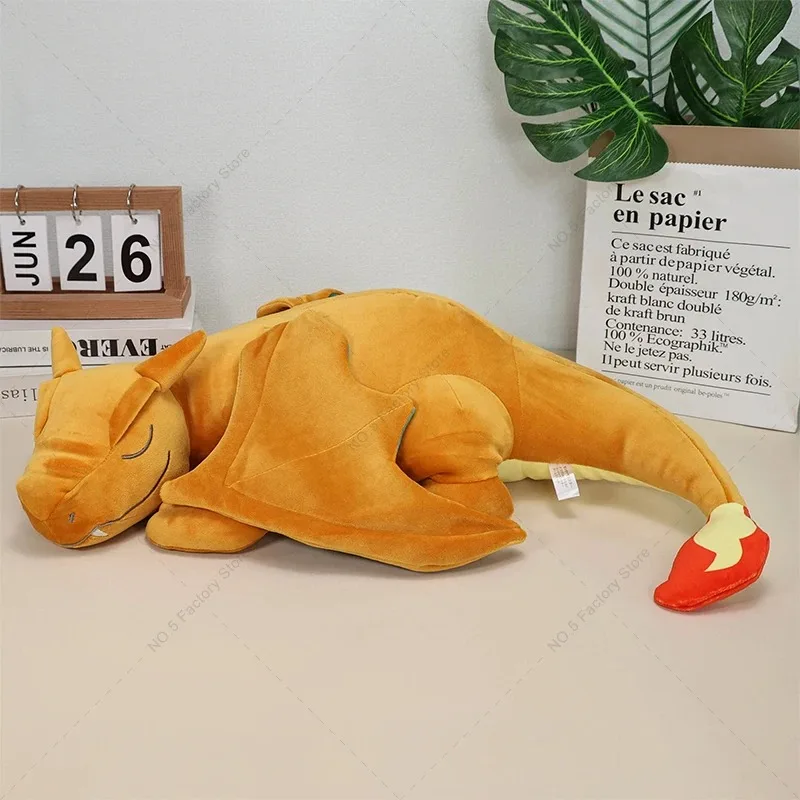 Pokémon Charizard Sono Brinquedo De Pelúcia, Imagem Dos Desenhos Animados, Dragonite, Boneca de Pelúcia, Kawaii Almofada Macia, Presentes para Crianças, Novo, 50cm