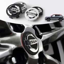 54/60mm Car Wheel Center Hub Cap Logo Tyre Rims Badge Cover For Nissan Qashqai J10 Juke Micra Leaf Patrol Y62 Note Tiida X-trail