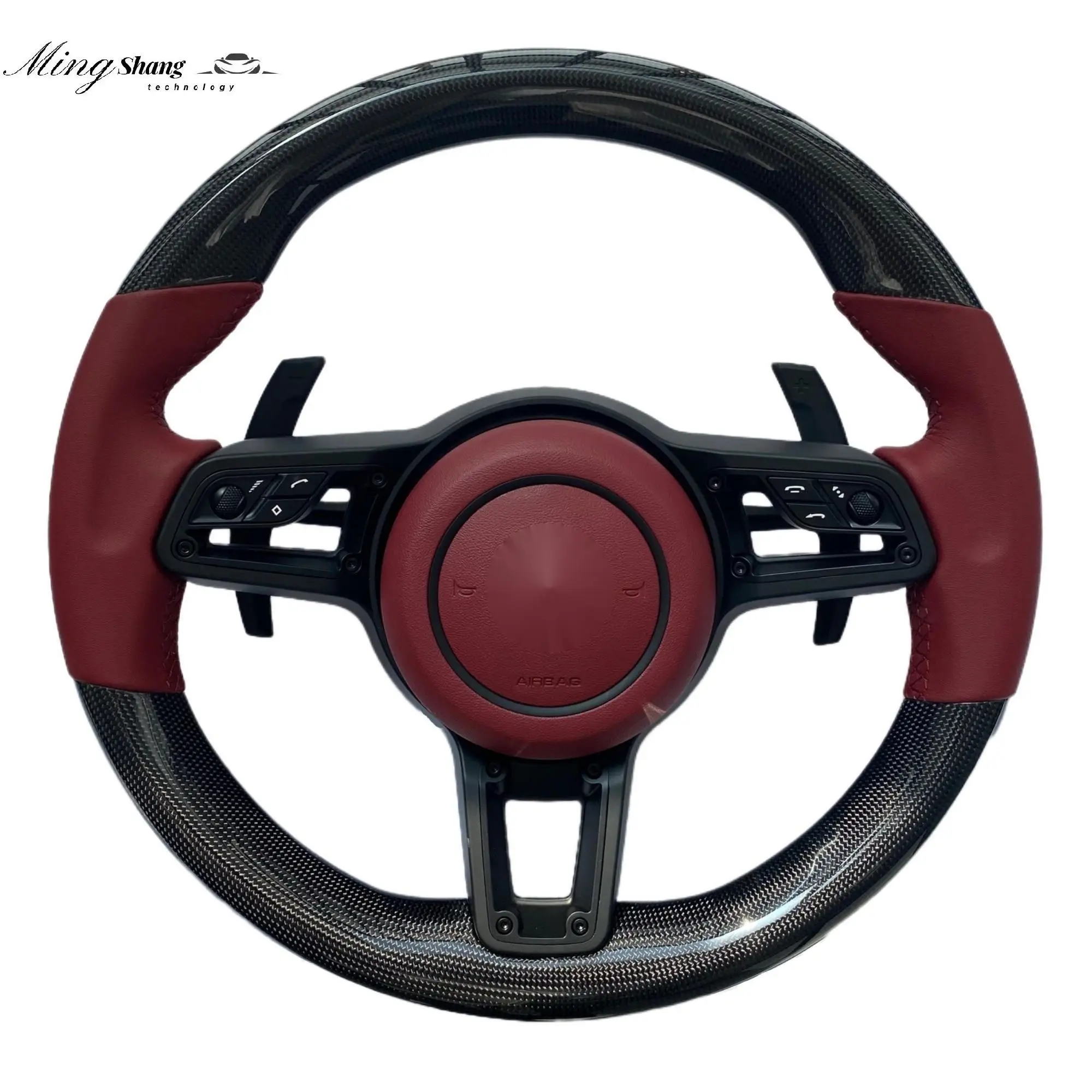 New steering wheel for Porsche Macan Cayenne Panamera Taycan 718 Cayman 991 992 911 911.2 Carrera GT2 GT2RS GT3 GT3RS GT3 RS GT4