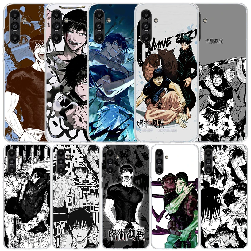 JusuKaisen Fushiguro Toji Phone Case For Samsung Galaxy A15 A14 A13 A12 A55 A54 A53 A52 A35 A34 A33 A32 A25 A24 A23 A22 A04S A03