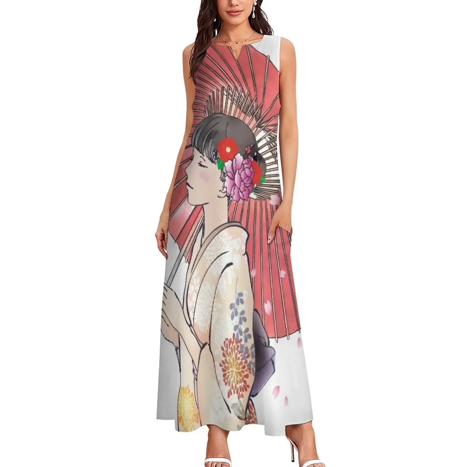 A walk through sakura Long Dress dresses for women 2025 dresses for special events Prom gown sexy dress for women Dress