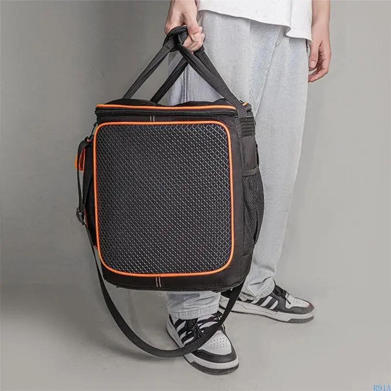 R91a Shock Duty Shock -Resean Travel Case Организаторы для Partybox2 Speaker с многоцелевыми отсеками для хранения