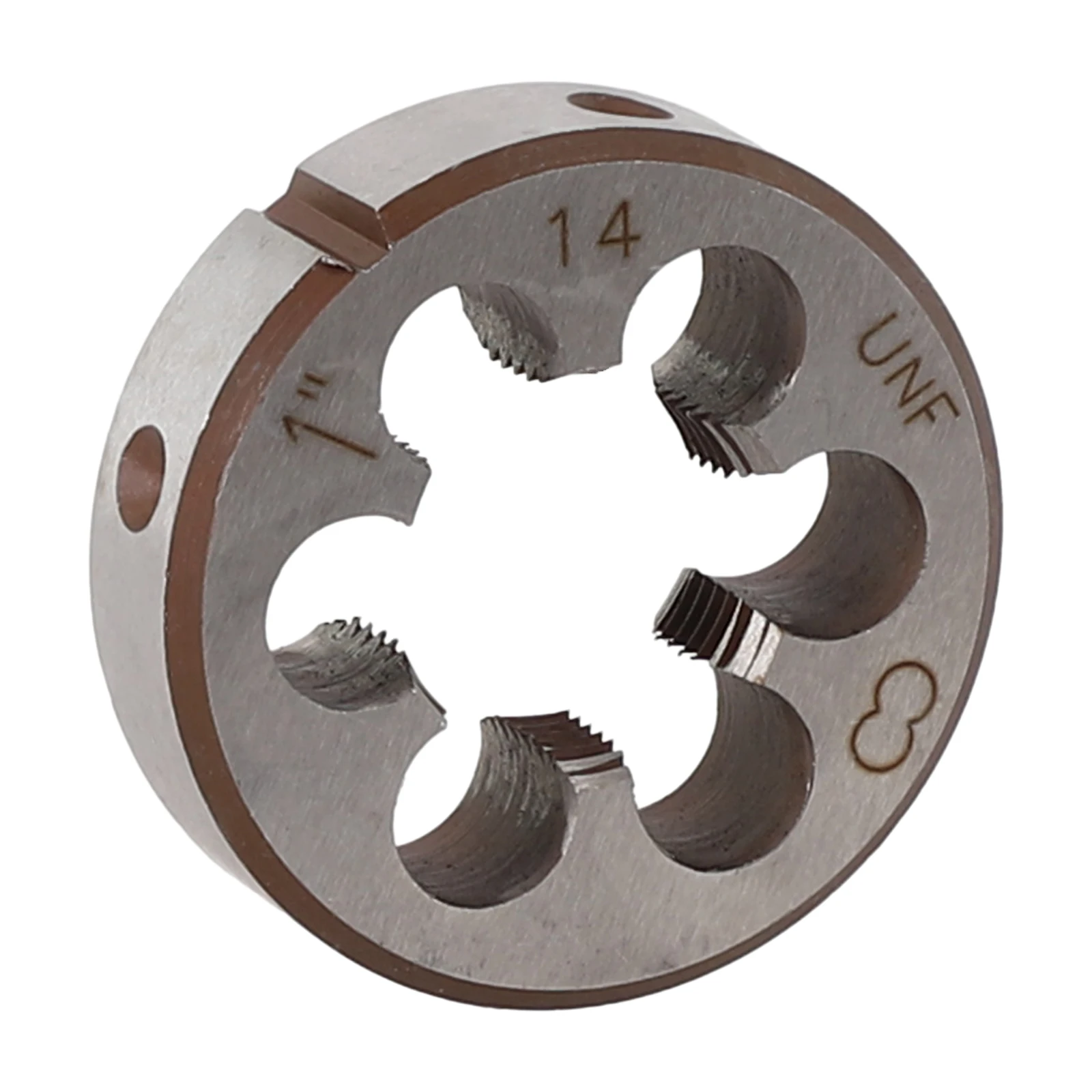 HSS 1 Inch-14 UNF Die Right Hand Thread Cutting Tool 54.4mm Outer Diameter For Metalworking Threading Dies Industrial Supplies