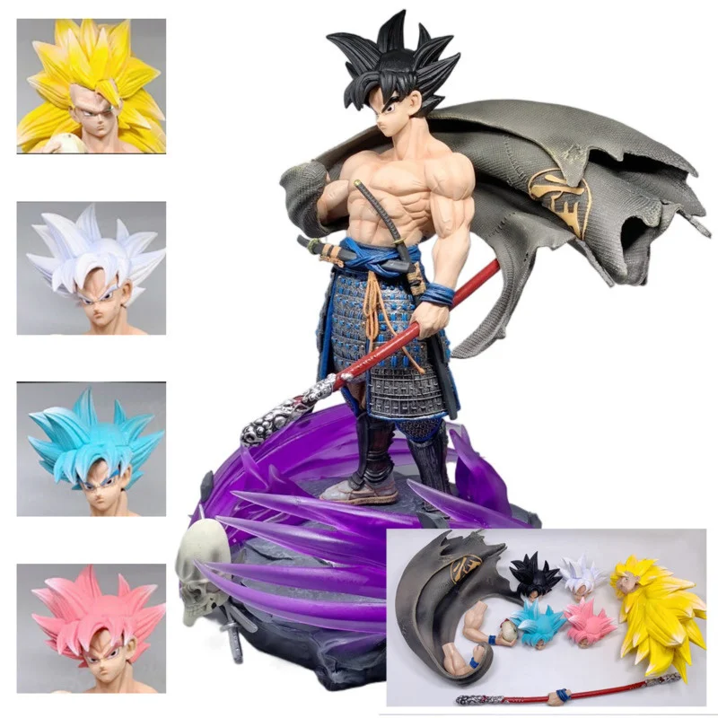 

Студийная статуя из ПВХ с голубым небом Ver Dragon Ball DBZ Samurai Son Goku GK статуя из смолы Аниме Фигурка модель экшн-фигурка коллекционная игрушка DBS