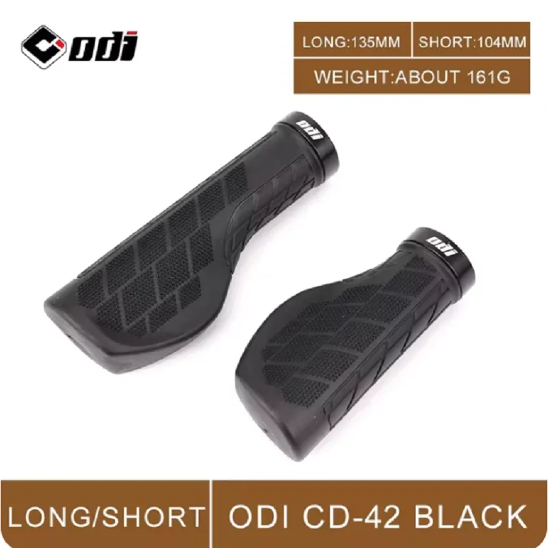 ODI MTB Ergonomics Grips Bicycle Long/Short High Quality Rubber Handlebar Anti-Skid Cover Fiber Leather Turn Bike  grip