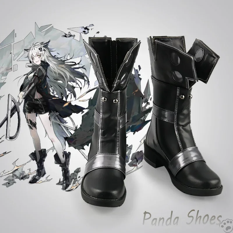 Lappland Game Arknights Cosplay Shoes Anime Cos Comic Cosplay Costume Prop Shoes for Con Halloween Party