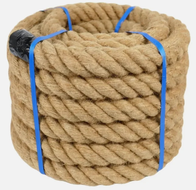 Corde de ficelle de Jute de 20mm 1-15M, ficelle de jardin épaisse naturelle, robuste pour le jardinage, le regroupement, artisanat, emballage cadeau d'art