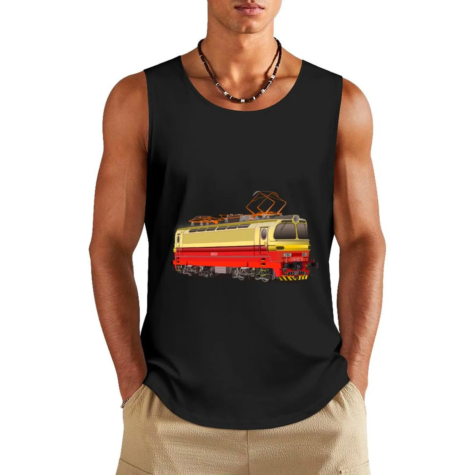 

Electric locomotive 240 Tank Top gym clothes man mens gym clothes Men's clothes