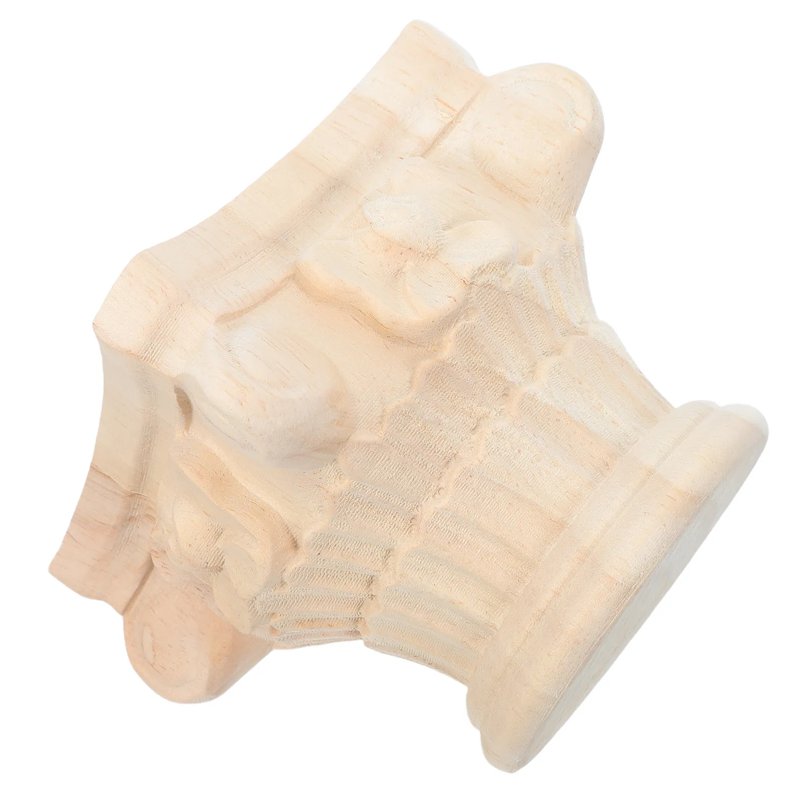 European Style Carved Wood Corbel Traditional Wooden Shelf Bracket for Furniture Mantels Columns Doorways Rustic Decorative