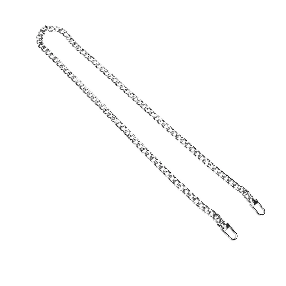 حزام كتف بسلسلة حقيبة معدنية مقاس 80 سم، حزام أنيق قابل للفصل للنساء، حزام حقيبة بديل عبر الجسم