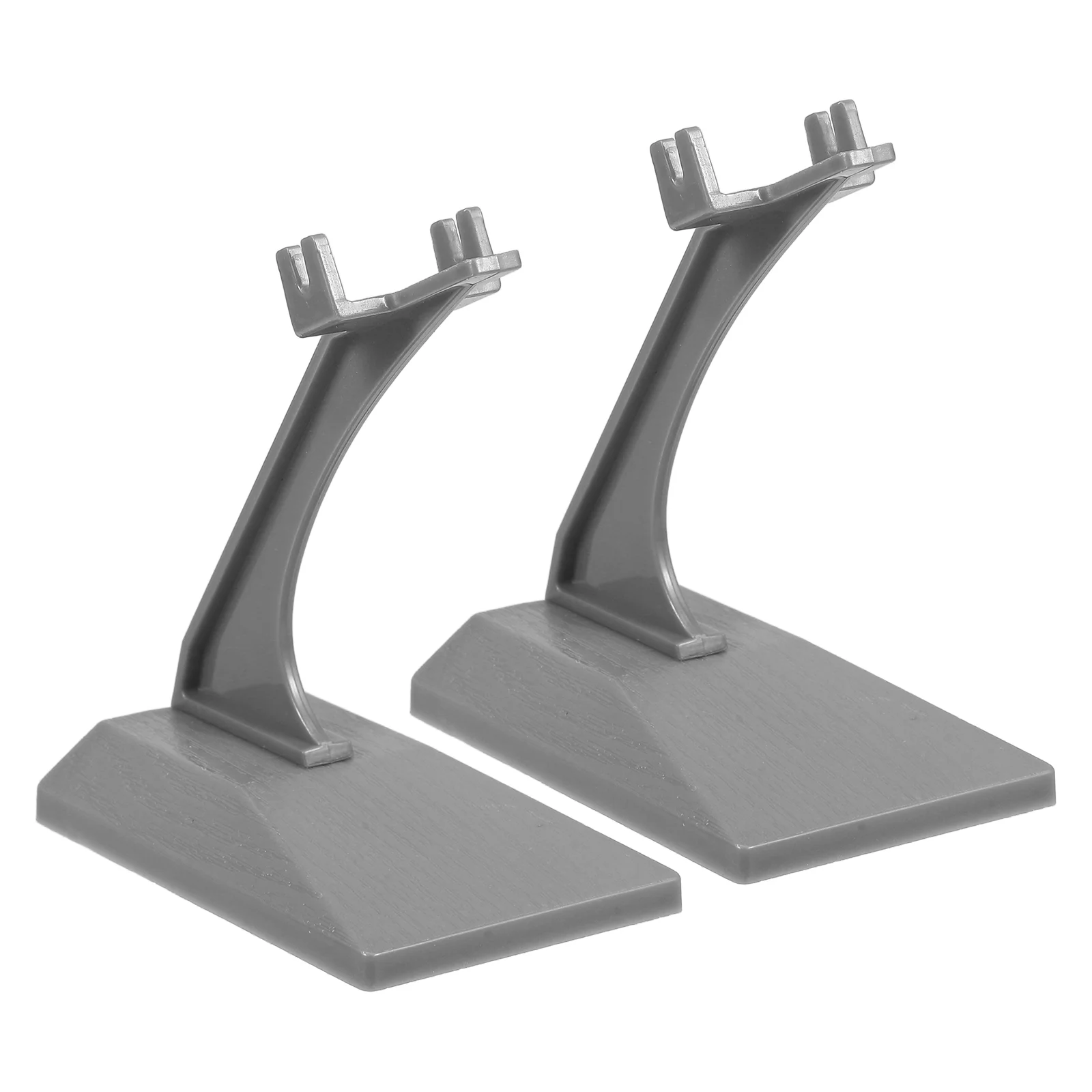 

2 Pcs Filling Aircraft Model Stand Work Plane Display Plastic Figurine Support Base