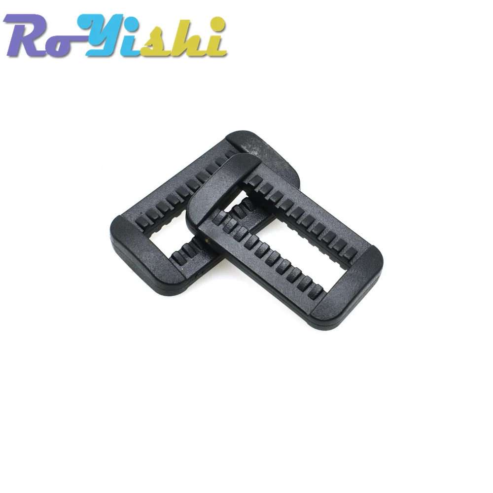 10 Pcs/Pack Loops Looploc Side Release Buckles Plastic Rectangle Rings Backpack Strap Bag Parts Accessories