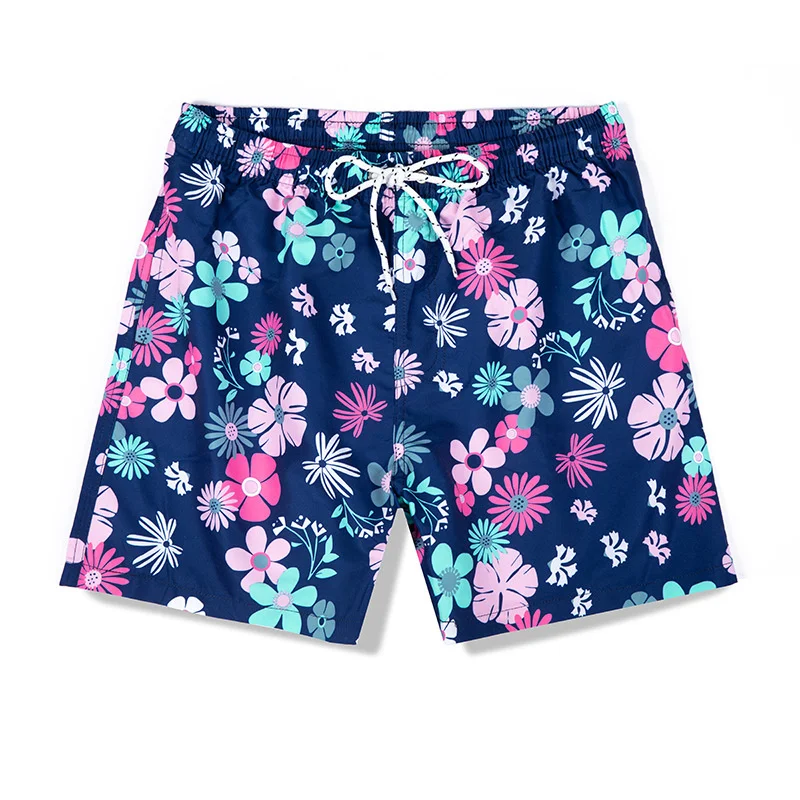 Colorful Hawaiian 3d Print Beach Shorts Men Summer Street Plants Flamingo Short Pants Surf Board Shorts Outdoor Swim Trunks