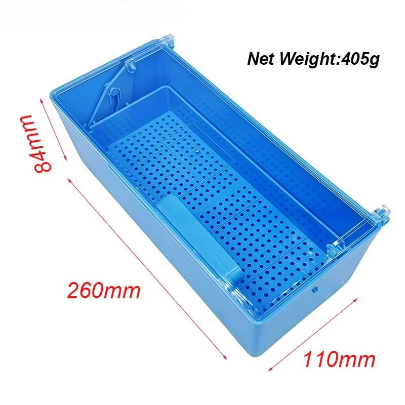 30 Holes Dental High and Low Speed Handpiece Bur HolderAluminium Autoclavable Drills Block Disinfection Box Dentistry